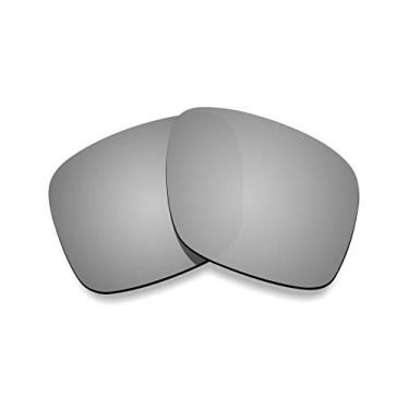 Imagem de Littlebird4 Lentes de substituição de 1,5 mm para óculos de sol Oakley Holbrook XL OO9417 com excelente polarização - Multiopções (espelhado de titânio)