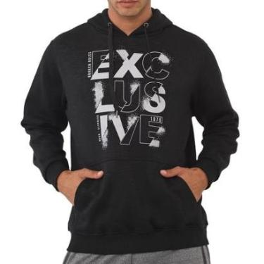 Imagem de Blusa Broken Rules de Moleton Com Lettering Grafite - 540340-Masculino