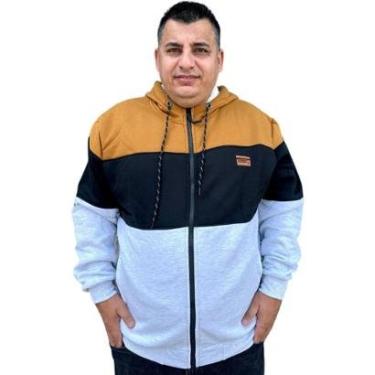 Imagem de Blusa De Moletom Masculina Tamanho Grande Gangster Pelúciada-Masculino