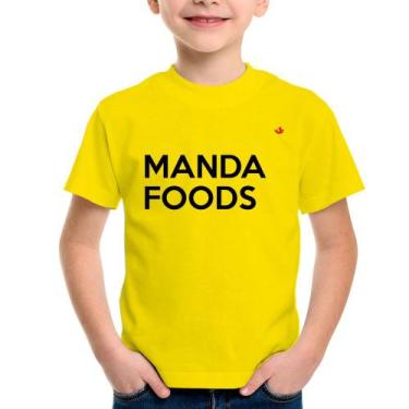 Imagem de Camiseta Infantil Manda Foods - Foca Na Moda