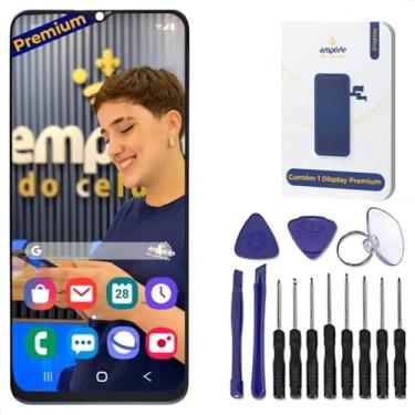 Imagem de Tela Frontal Display Compatível A12 A125 A02 A022 Premium Preto