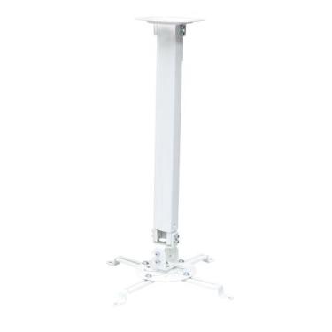 Imagem de Suporte Projetor Teto Ajuste De Altura Pro1100 Branco - ELG