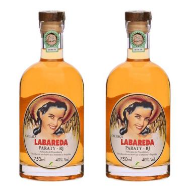 Imagem de Kit 2 Cachaças Labareda Paratiana 700 ml Artesanal com Notas Amadeirad