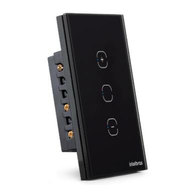 Imagem de Interruptor Smart Wi-Fi Touch Dimmer Ews 1101 Pt - Intelbras