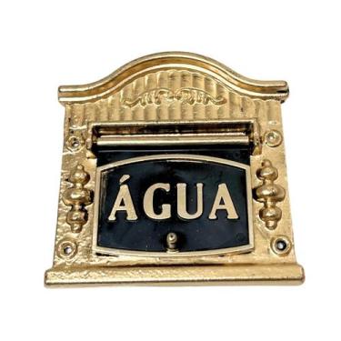 Imagem de Visor ÁGUA para Muros e Portões Alumínio Fundido modelo Clássico Doura