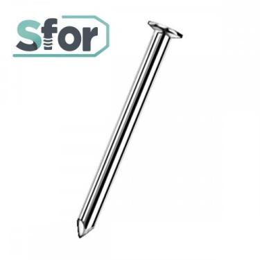 Imagem de Prego Aco Sforplast Galvanizado Com Cabeca 17X24 Pacote Com 100 Pecas,