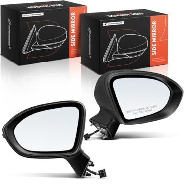 Imagem de A-Premium Par (2) espelhos retrovisores elétricos do lado do motorista e do passageiro - compatível com Chevrolet Cruze 2016 2017 2018 2019 - Espelho retrovisor externo externo dobrável manual