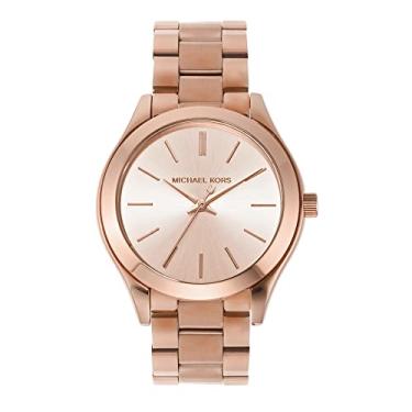 Imagem de Michael Kors MK3513 Women's Slim Runway Rose Gold Dial Rose Gold Steel Bracelet Watch
