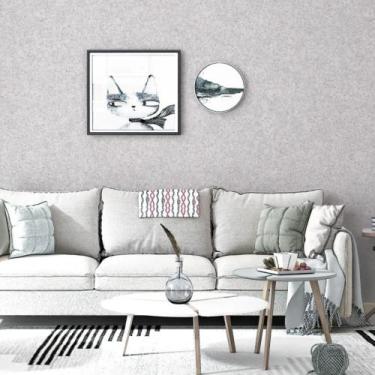 Imagem de Papel de Parede Colorkey Concreto Cinza e Prata COL1033 - EDANTEX