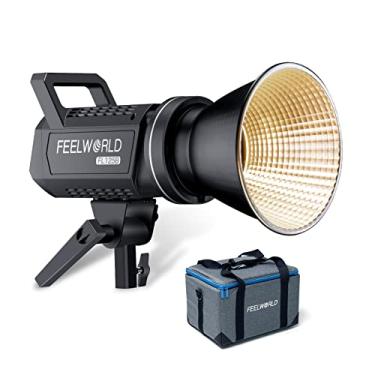 Imagem de FEELWORLD Luz de Estúdio de Vídeo Fl125B 125W com Iluminação Contínua Bicolor de 2700K ~ 6500K Cri96 + Tlci97 + 37600Lux @ 1M para Filme, Transmissão Ao Vivo, Videografia, Fotografia, Casamento, Entre