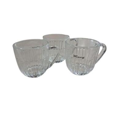 Imagem de Conjunto de Xícaras De Vidro Com 3 Peças - 90ml - Wincy