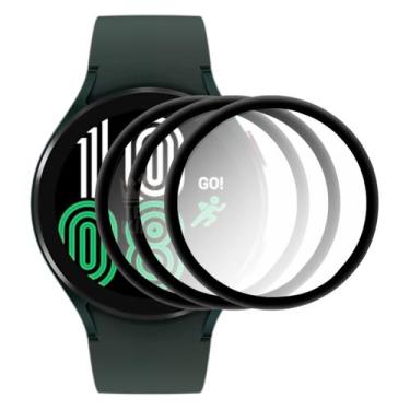 Imagem de 3x Protetor de Tela Anti-Risco 3D Para Galaxy Watch4 44mm - TechKing, 