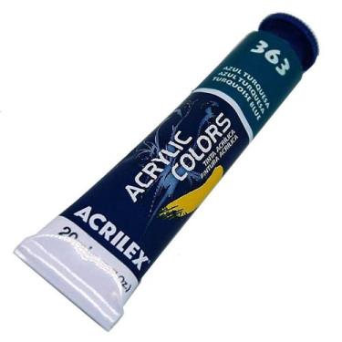 Imagem de Tinta Acrílica Acrilex Azul Turquesa 20ML