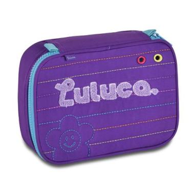Imagem de Estojo Box Escolar Da Youtuber Luluca - Clio, Roxo