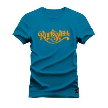 Imagem de Camiseta 1 Penteada Estampada Varias Cores RockWel - Nexstar, Azul, G