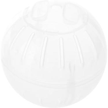 Imagem de Bolas de exercício transparentes para hamster, 10 cm de diâmetro, silenciosa, giratória, anão, hamster, corrida, hamster, bola de exercício para gerbils, pequenos animais, brinquedos de animais
