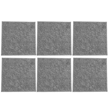 Imagem de Painel de Absorção de Som de 6 Unidades, Placa de Absorção de Som, Painel de Isolamento Acústico de Absorção de Som Painéis Acústicos de Fibra de Poliéster para Decoração de