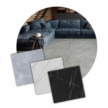 Imagem de Piso Vinilico Europeu Autocolante  Placa 45,5cm x 45,5cm - 1 m2 - EURO