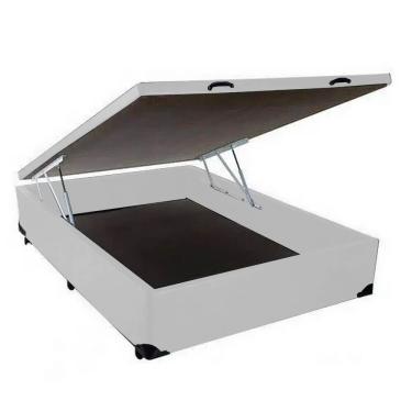 Imagem de Base Box Baú Casal 36x138x188 Cor Branco
