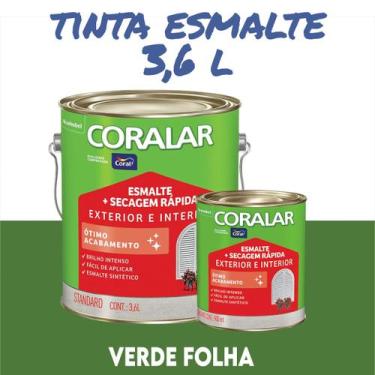 Imagem de Tinta Esmalte Sintético Coral Madeira e Metal 3,6 l e 900ml Coralar Ex