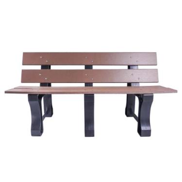 Imagem de Banco de Jardim Madeira Plástica 1,5 metros - Paraf/Inox 304 - MBS, Ma