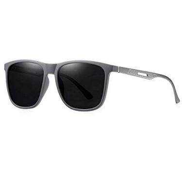 Imagem de Óculos de Sol Masculino Leve BARCUR Quadrado de Aluminio Sport Proteçã