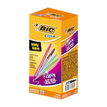 Imagem de Caneta Esferográfica BIC Cristal Fashion, 1.2mm, 4 Cores