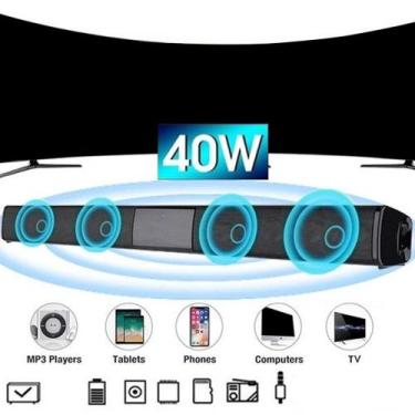 Imagem de Soundbar Bluetooth Sem Fio Super Power - Home Theater com Subwoofer e 