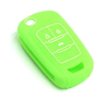 Imagem de Capa De Silcone Para Protecao Da Chave Canivete Verde Wi Onix /prisma /spin /s10 /sonic /trailblazer