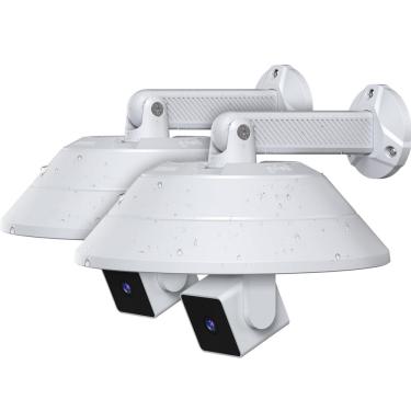Imagem de Capa protetora e suporte à prova de intempéries para wyze Cam Pan V3/V2/V1, Blink Mini Pan-Tilt, Eufy Cam E220