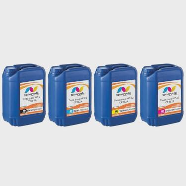 Imagem de Tinta Tankfull Para Cartucho hp 122 75 93 95 Impressora hp C4480 C3180 C4280 1510 6830 9800 de 20 Litros