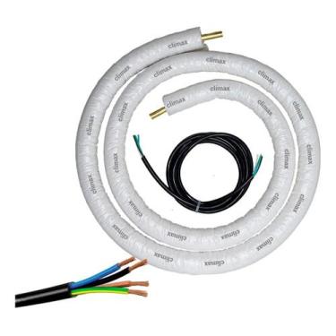 Imagem de Tubulação Infra 1/4 X 3/8 3 Metros Com Cabo Pp 4 Vias 1.5 - Climax