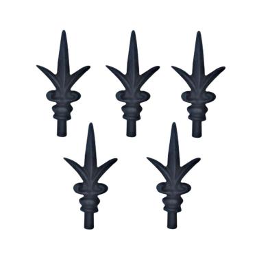 Imagem de Kit 5 Ponteiras Ponta De Lança Ferro N12 Grade Portão Muro