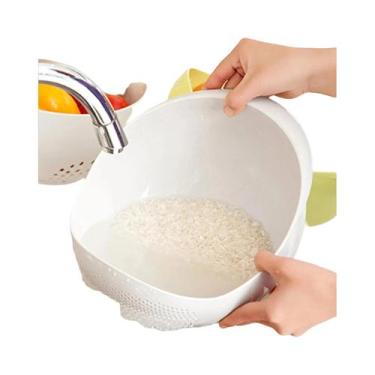 Imagem de Cesto Escorredor De Arroz Pequeno Multiuso, Filtro Para Frutas E Veget