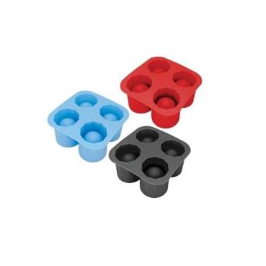 Imagem de Forma de Gelo para Shot em Silicone, 4 Moldes, 6 cm x 5 cm, Livre de BPA