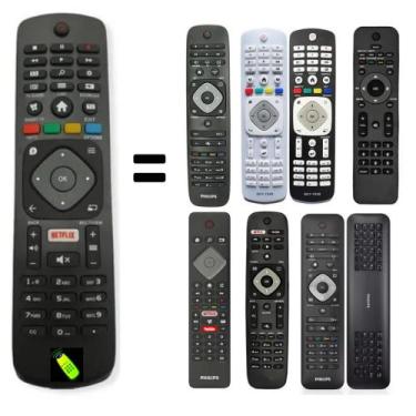 Imagem de Controle tv philips universal para tv philips smartv com netflix e you