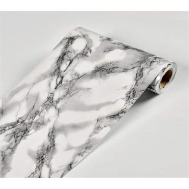 Imagem de Papel De Parede Espelho Ders Para Banheiro Peel And Stick Classroom Bulletin Board Ders Boho Paper For Classroom Trim Sets Cobblestone, Marbling, 15 X 1000cm