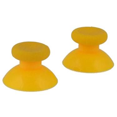 Imagem de Boné Joystick com palito analógico para controle Xbox One, capa de borracha para cogumelo, Amarelo
