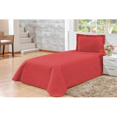 Imagem de Colcha Cobre leito Felipe Solteiro 2 Peças Tecido Matelado Ideal Para 