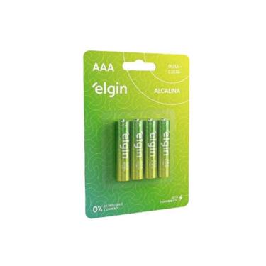 Imagem de Pilha Elgin Alcalina AAA 1,5V Blister 4 Unidades