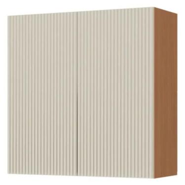 Imagem de Armário Aéreo 500961 Simone Mendes 2 Portas 80 cm Nesher, CARVALHO-GRE