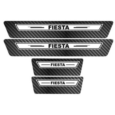 Imagem de Soleira Porta Premium Branco Carbono Fiesta 11 12 2013 2014 - Jhow Ade