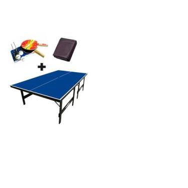 Imagem de MESA DE PING PONG MDP 12mm Klopf 1014 + KIT Suporte, Rede, Bolinhas Kl