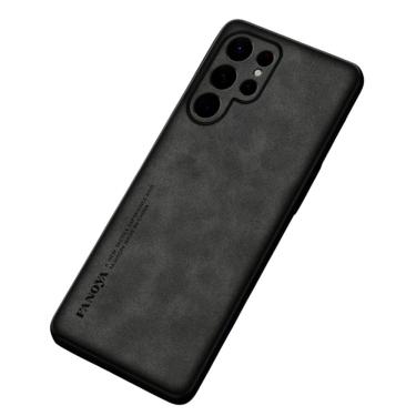 Imagem de Capinha Luxo Couro Camurça Antichoque Para Samsung Galaxy S25 Ultra