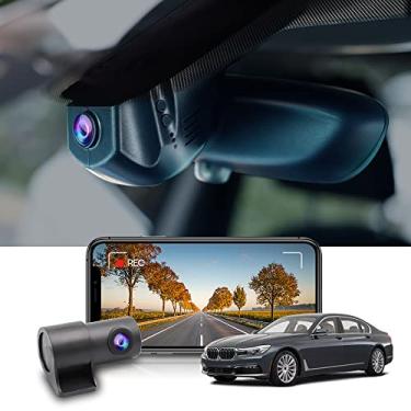 Imagem de Fitcamx Frente 2160P+Traseiro 1080P Dash Cam para BMW F Chassis (Modelo C) 1 2 3 4 5 7 Série X1 X2 X3 X4 X5 X6 X7, OEM Estilo, Dual HD Vídeo, WiFi, Loop Gravação, G-Sensor, Plug&Play, 128GB Cartão
