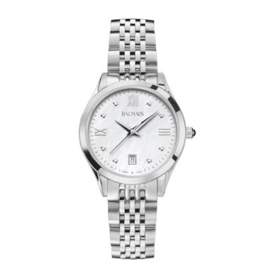 Imagem de Balmain, Lady, Classic R, aço, fabricado na Suíça, quartzo, branco, aço inoxidável 316L, B43113182U