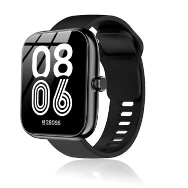 Imagem de NOUKAJU Pulseira para SENBONO IDW25, pulseira de substituição para SmartWatch, pulseira de silicone macio, acessórios para SmartWatch, pulseira de substituição para SENBONO IDW25 (preto)
