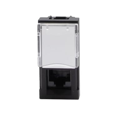 Imagem de TOMADA DADOS RJ45 cat5E 1M PRETA - MATIX GO - RJ45 BTICINO - PIAL - JB4279C5E