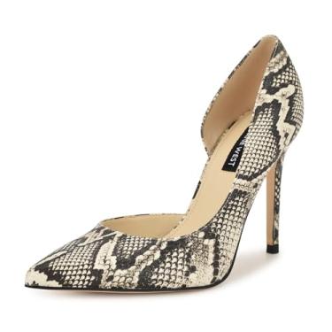 Imagem de Nine West Folowe Pump feminino, Cobra natural leve Multi 051, 36