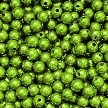 Imagem de PÉROLA DE ABS LISA Nº 06 20G PEROLA 6 MM - LADEIRA BIJUTERIAS, VERDE F
